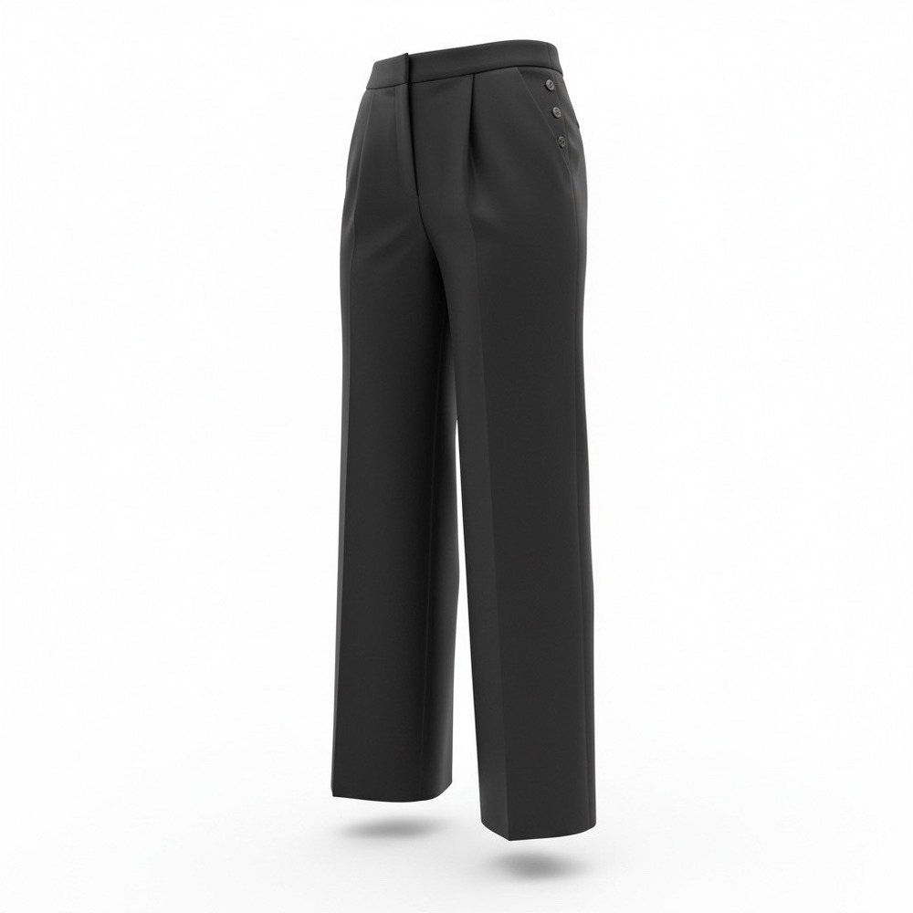 Metra Women's Straight Dress Pants Black Size 8